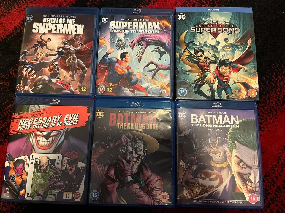 DC Universe, Blu-ray, animation