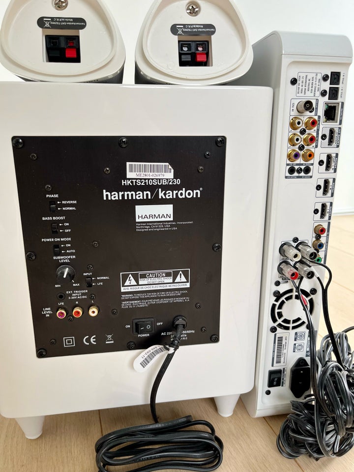 2.1 højttalersæt, Harman Kardon,