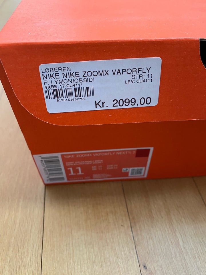 Løbesko Zoomx Vaporfly Next%