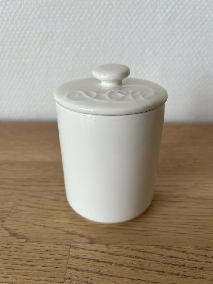 Porcelæn, Krukke med låg, Mette