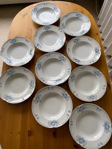 Porcelæn Dybe tallerkener