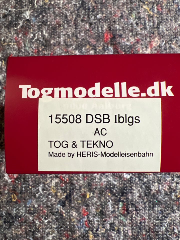 Modeltog, Togmodelle 15508, skala