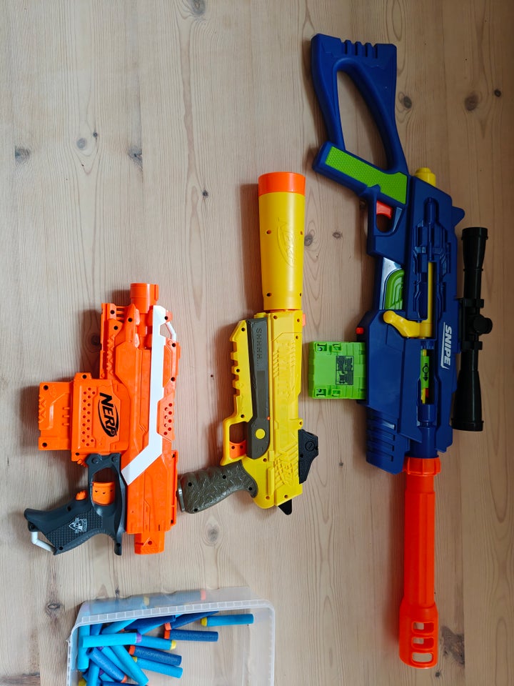 Våben, Nerf blaster og Sniper, Nerf