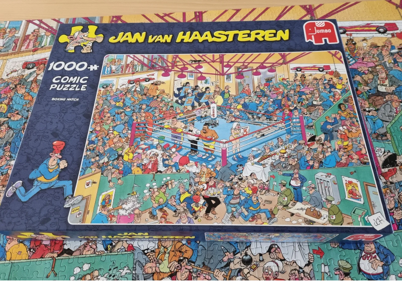 Boksekamp Jan Van Haasteren 1000