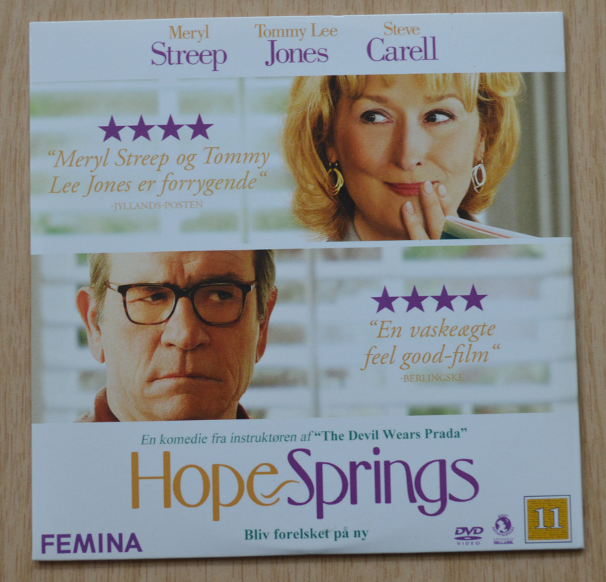 Hope Springs, DVD, drama