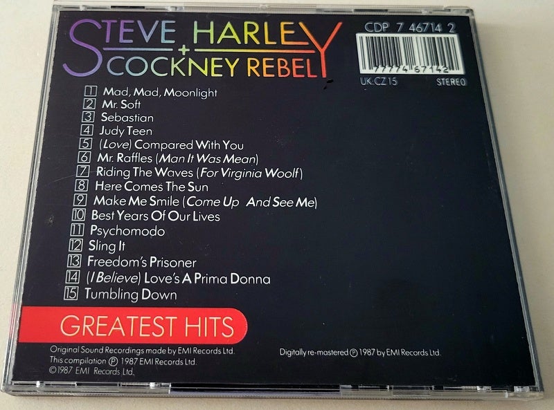 Steve Harley  Cockney Rebel: