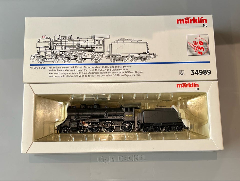 Modeltog, Märklin DSB T 298, skala