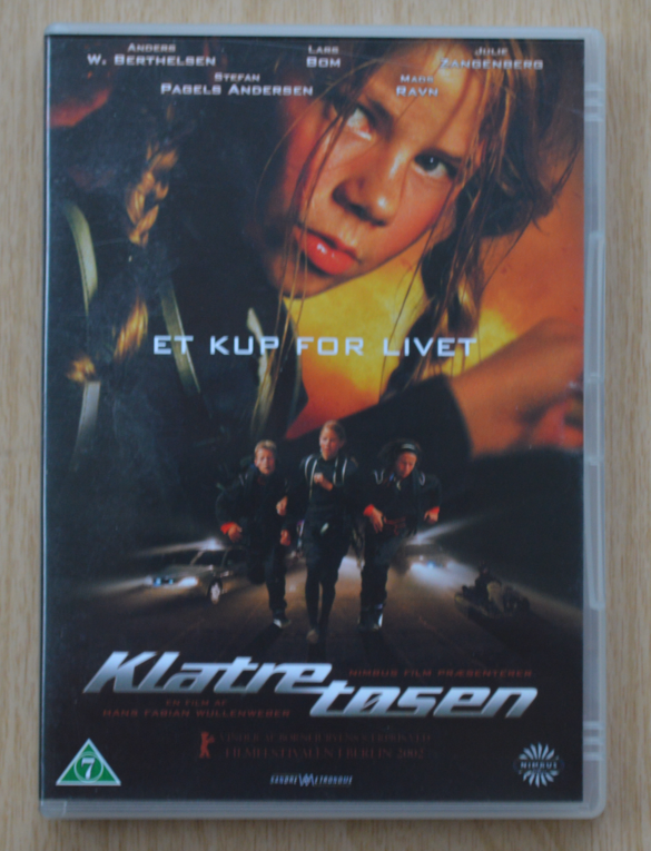 Klatretøsen, DVD, action