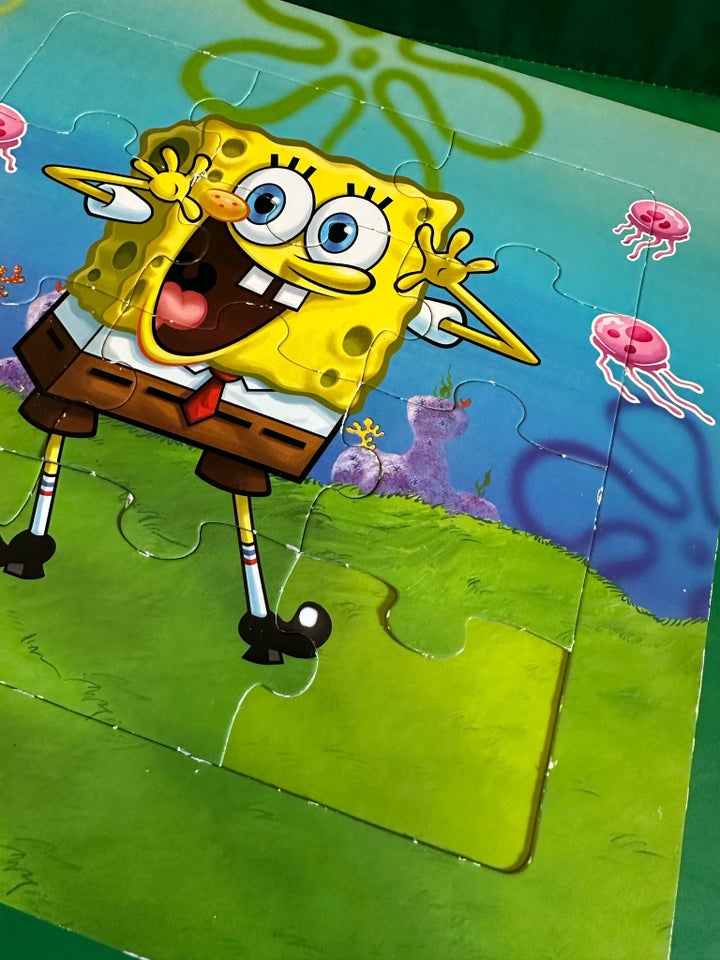 Kæmpe puslespilsbog Spongebob