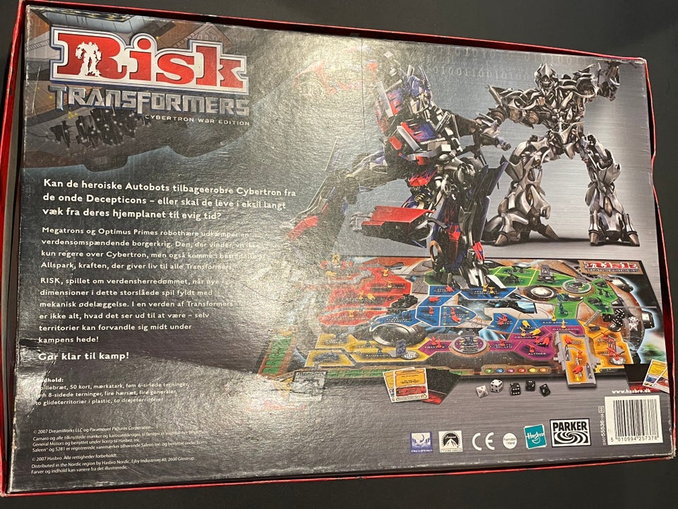 Risk Transformers brætspil