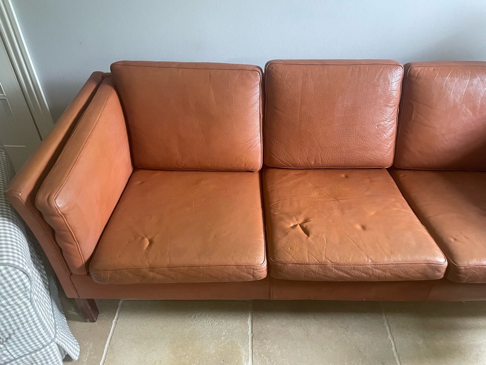 Sofa læder 3 pers