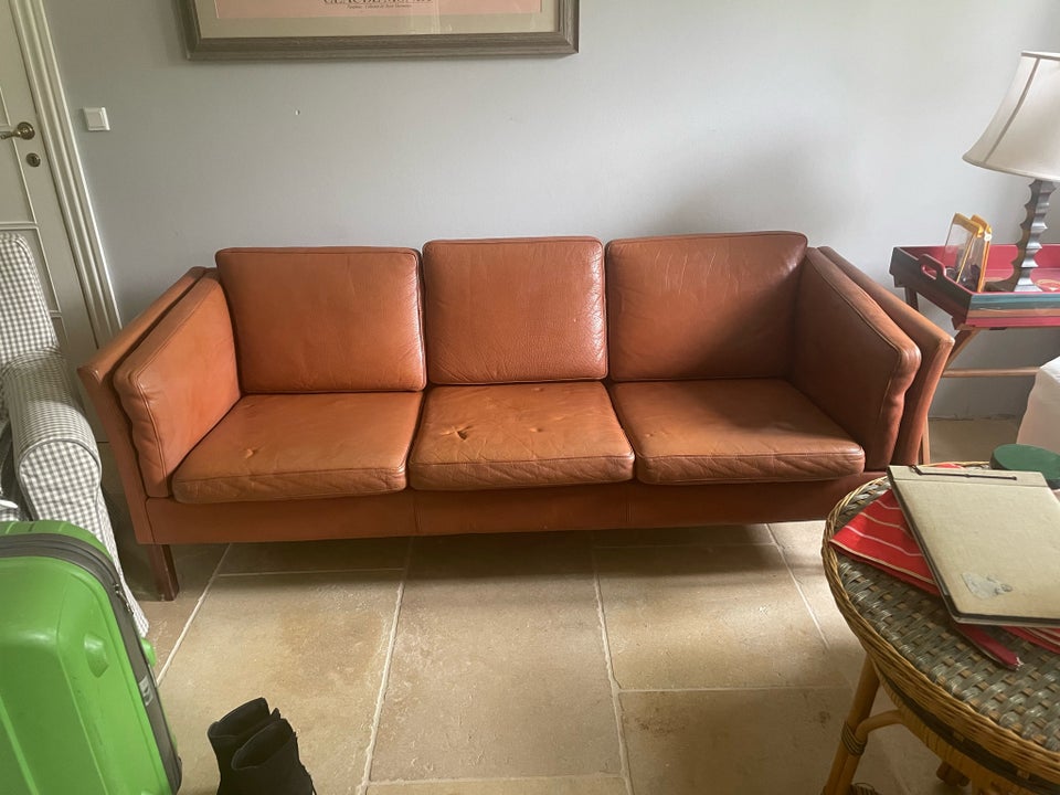 Sofa læder 3 pers