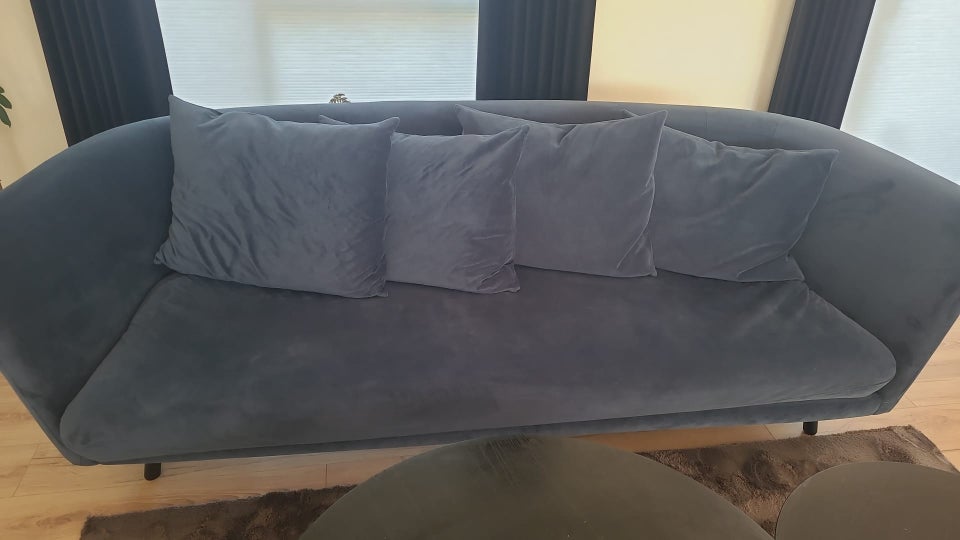 Sofagruppe, velour, 7 pers.