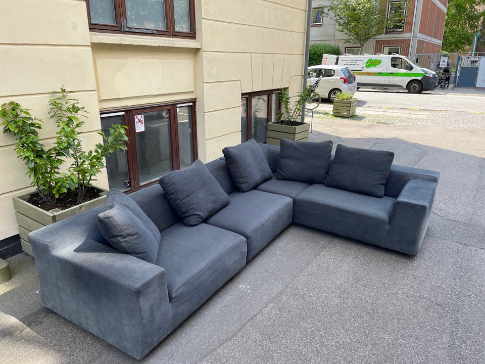 Sofa stof 6 pers