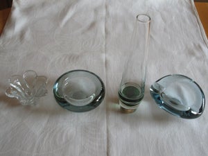 Glas vase skåle