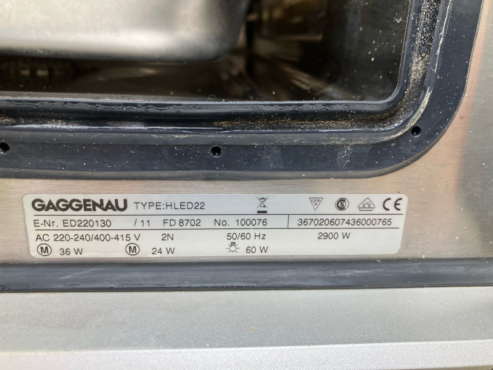 Kombiovn Gaggenau HLED22