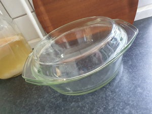 Glas Pyrex skål med låg Sinay -