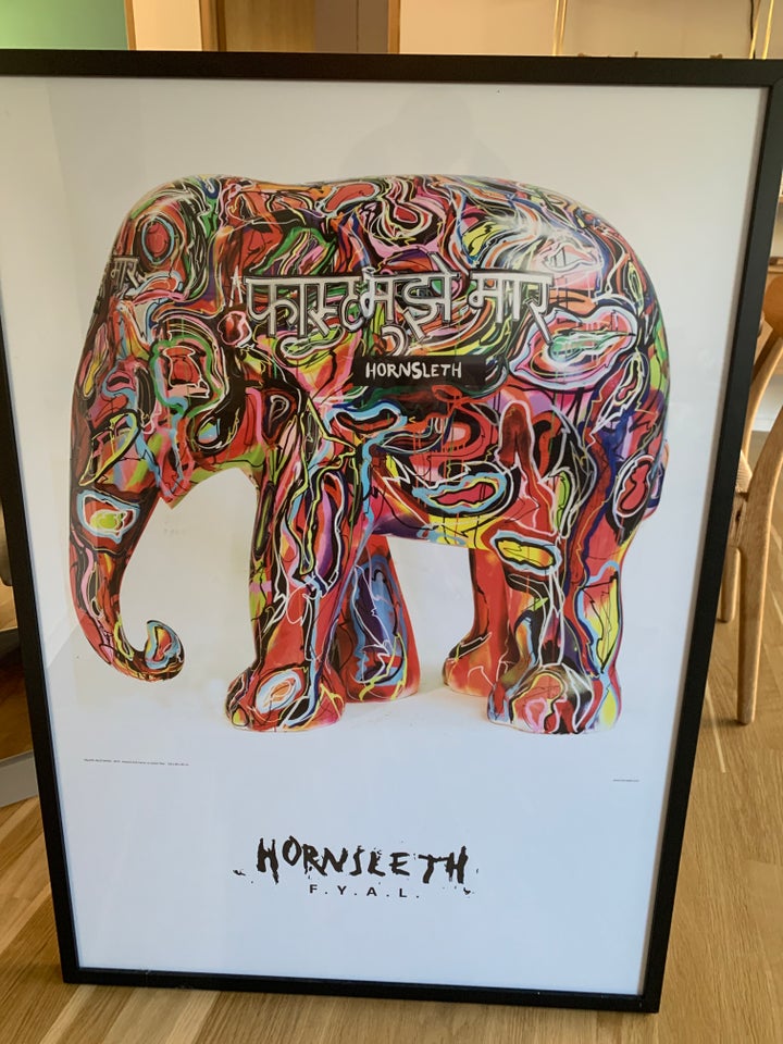 Plakat, Hornsleth , motiv: Elefant