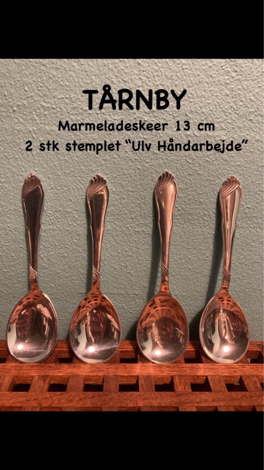 Sølvtøj Marmeladeskeer Tårnby /