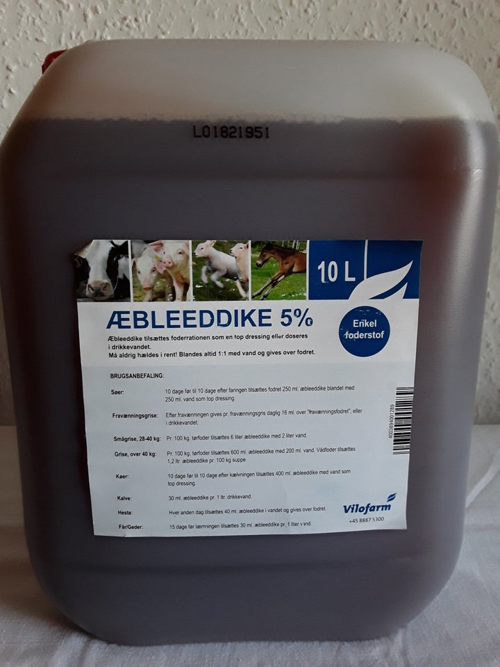 Æbleeddike 5% i 10 liter dunk