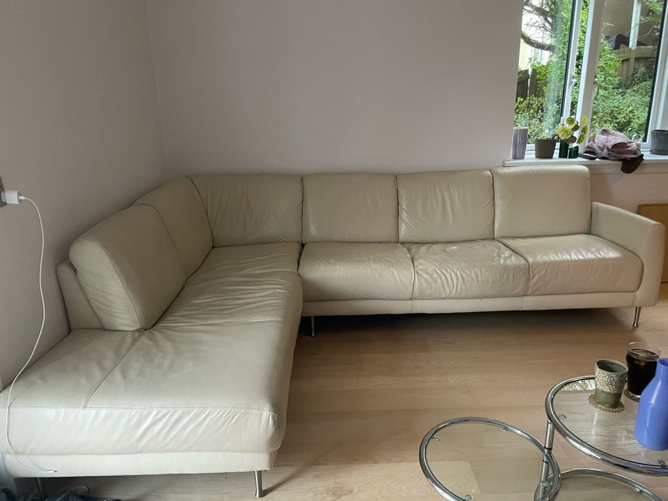 Sofa læder 4 pers