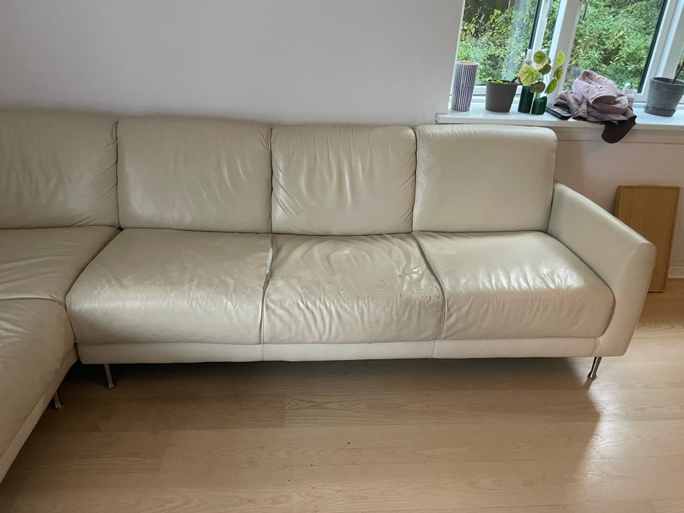 Sofa læder 4 pers