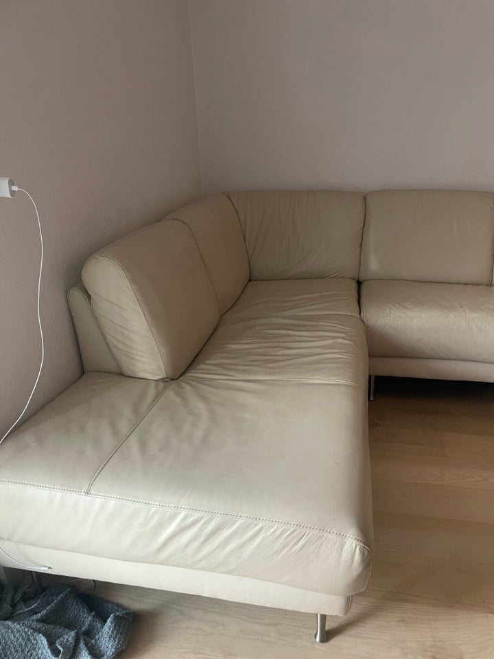 Sofa læder 4 pers