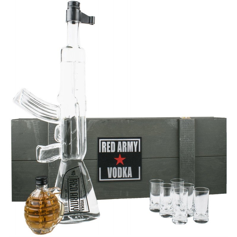 Glas Karaffel RED ARMY AK 47 VODKA