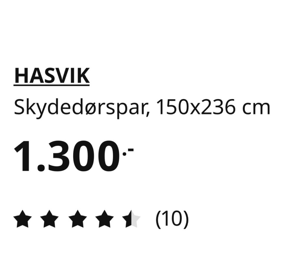 Skabslåge, Hasvik pax Ikea, b: 75 d: