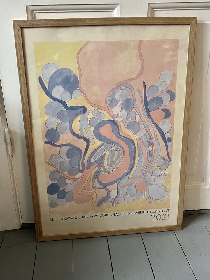 Plakat i ramme, Emilie Helmstedt,