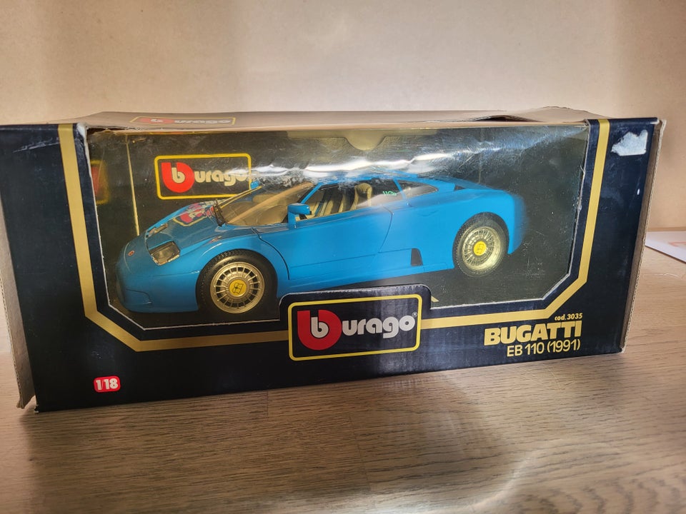 Modelbil, Bugatti EB 110 lyseblå