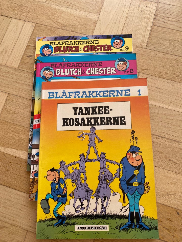 Blåfrakkerne nr. 1 og 8-9, Cauvin og