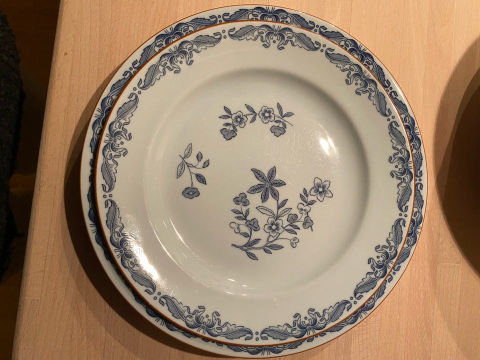 Porcelæn, Tallerkener, Ostindia