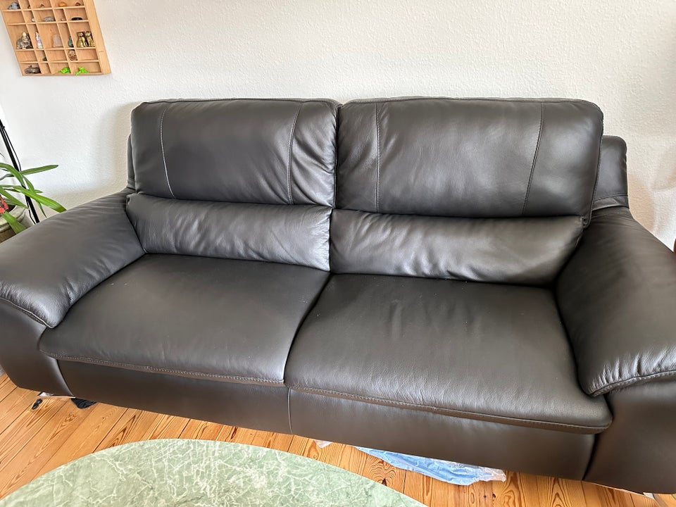 Sofa læder 3 pers