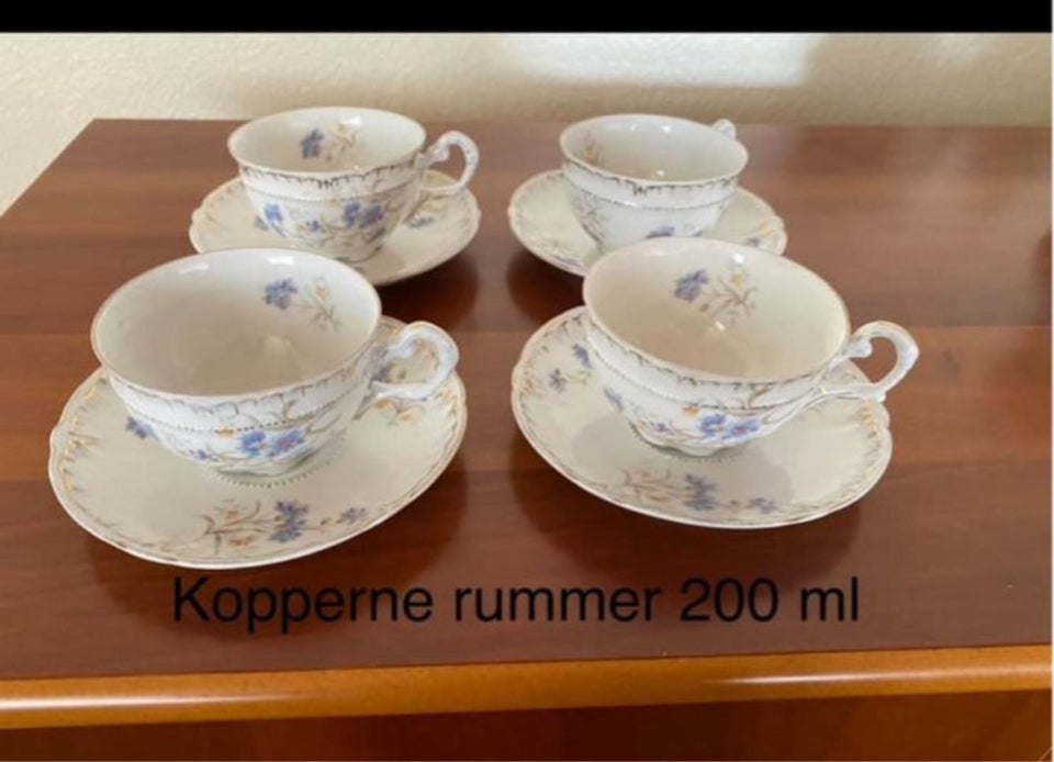 Porcelæn Testel kaffestel