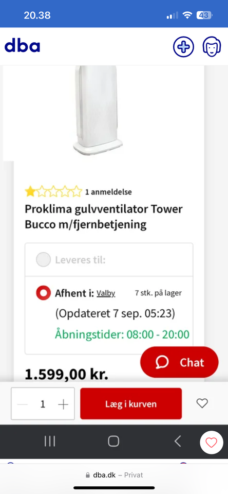 Gulvventilator, Proklima