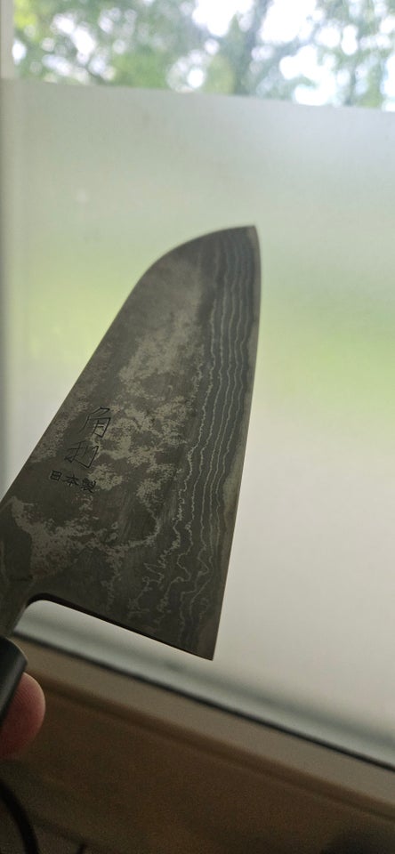 Tadafusa carbon damascus santoku