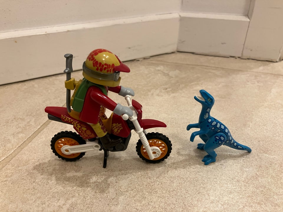 Playmobil, Raptor og motocross ,