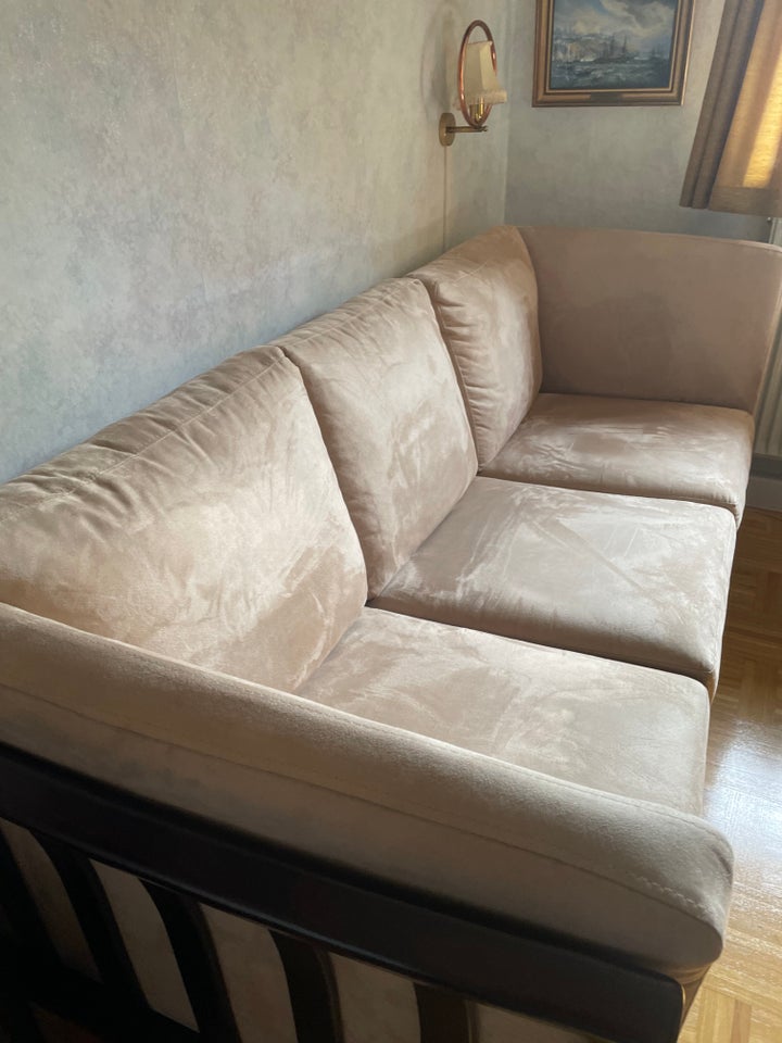 Sofa, microfiber, 3 pers.