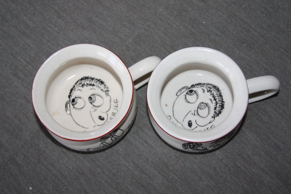 Keramik Aksini potte med påtryk