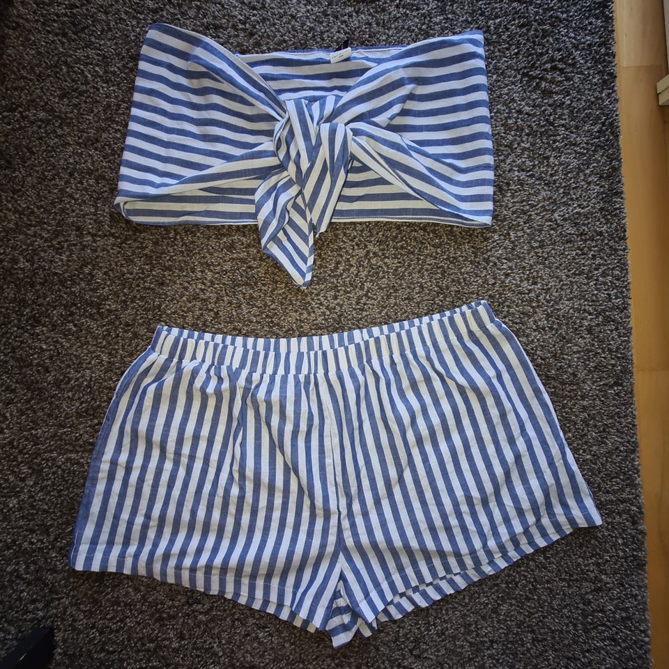 Sæt Shorts og bandeau-top 4XL