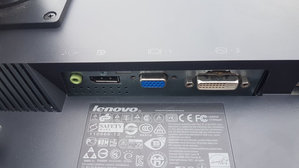 Lenovo 24 tommer Rimelig