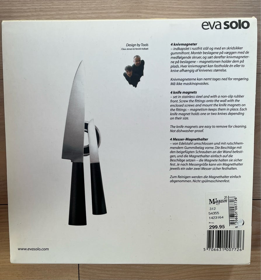 Knivmagneter Eva Solo