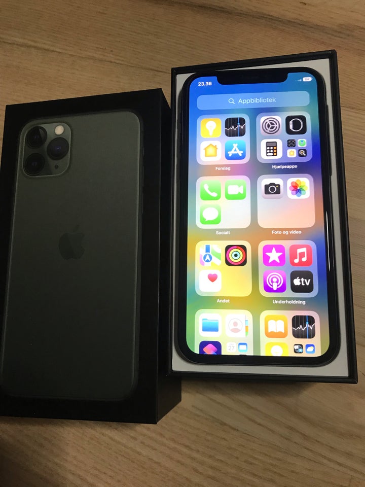 iPhone 11 Pro, 64 GB, sort