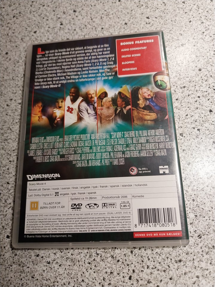 SCARY MOVIE 4, DVD, komedie