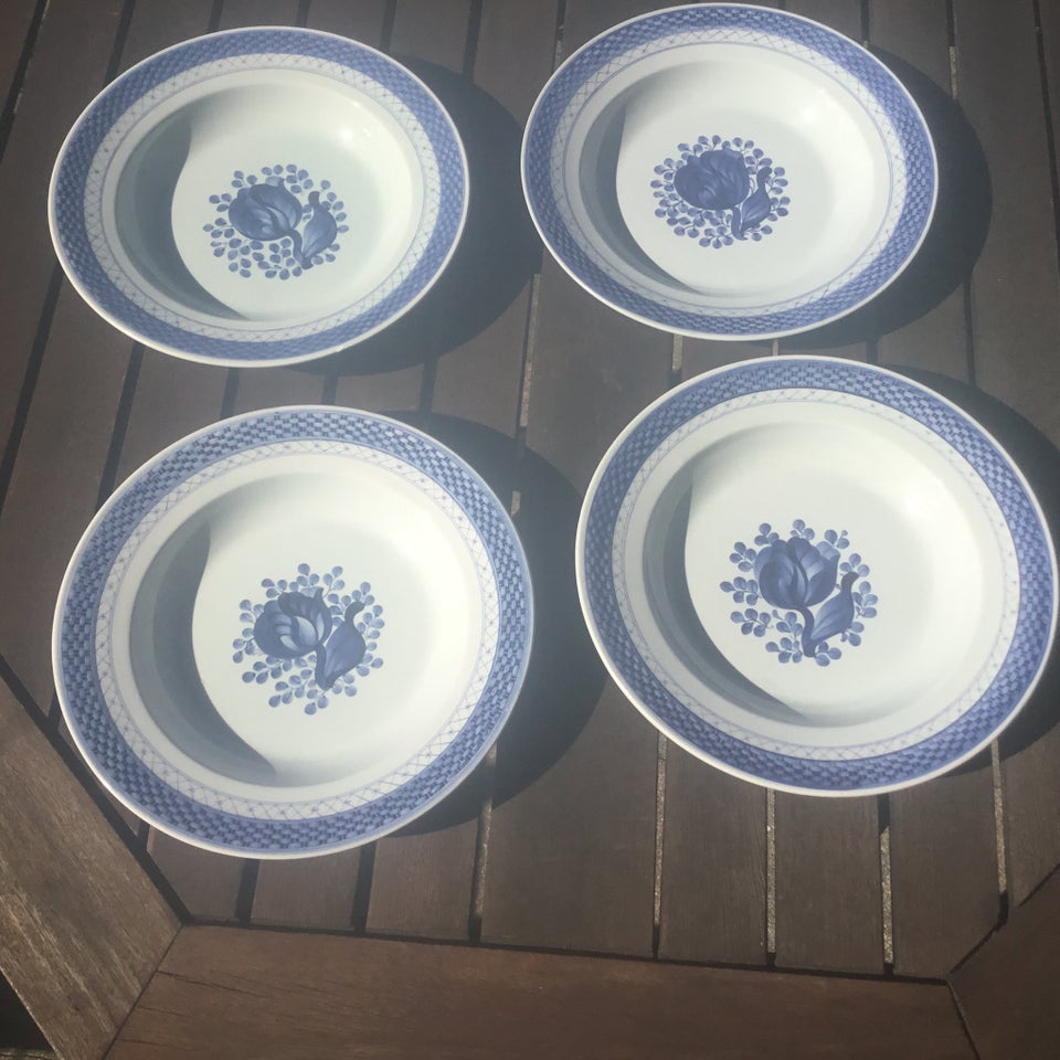 Porcelæn Tallerkner Tranquebar