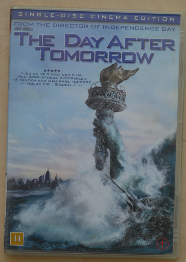 The day after Tomorrow, DVD, drama