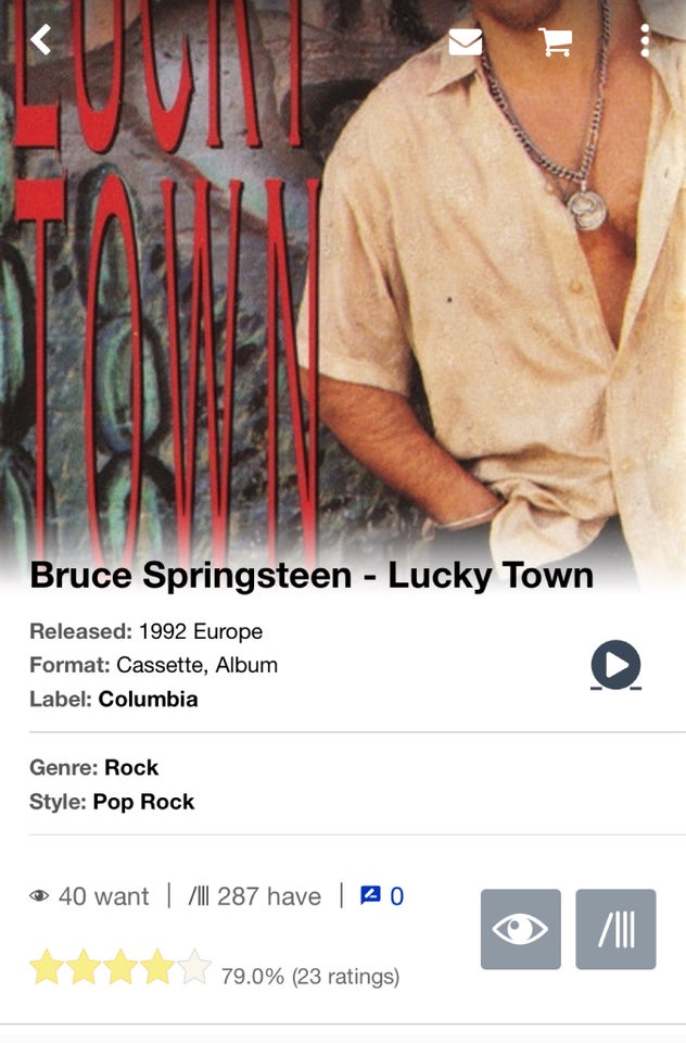 Bånd, Bruce Springsteen , Lucky