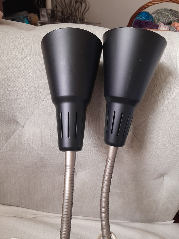 2 ikea nat lamper