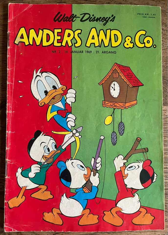 Anders And 1969 nr. 2, Walt Disney,